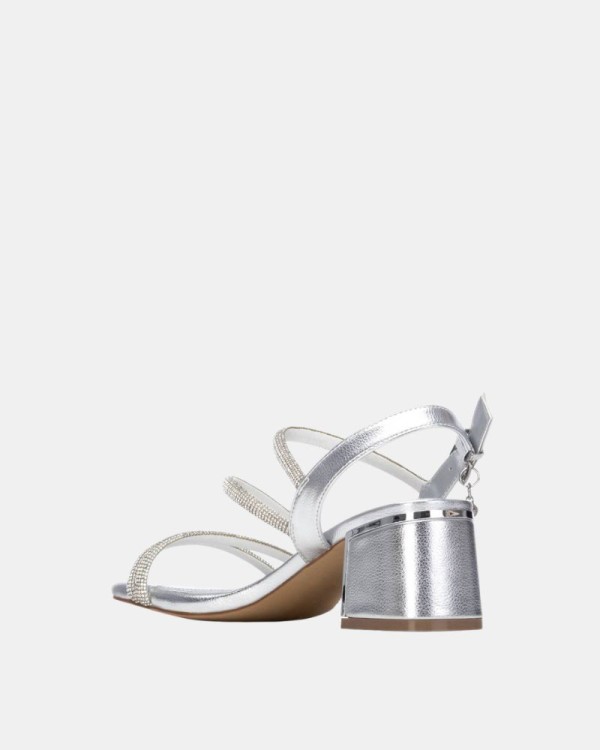 Sandalias Abiertas Mujer XTI Plata 145260