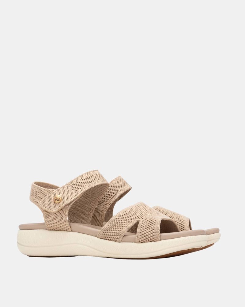 Sandalias Abiertas Mujer XTI Beige 145156