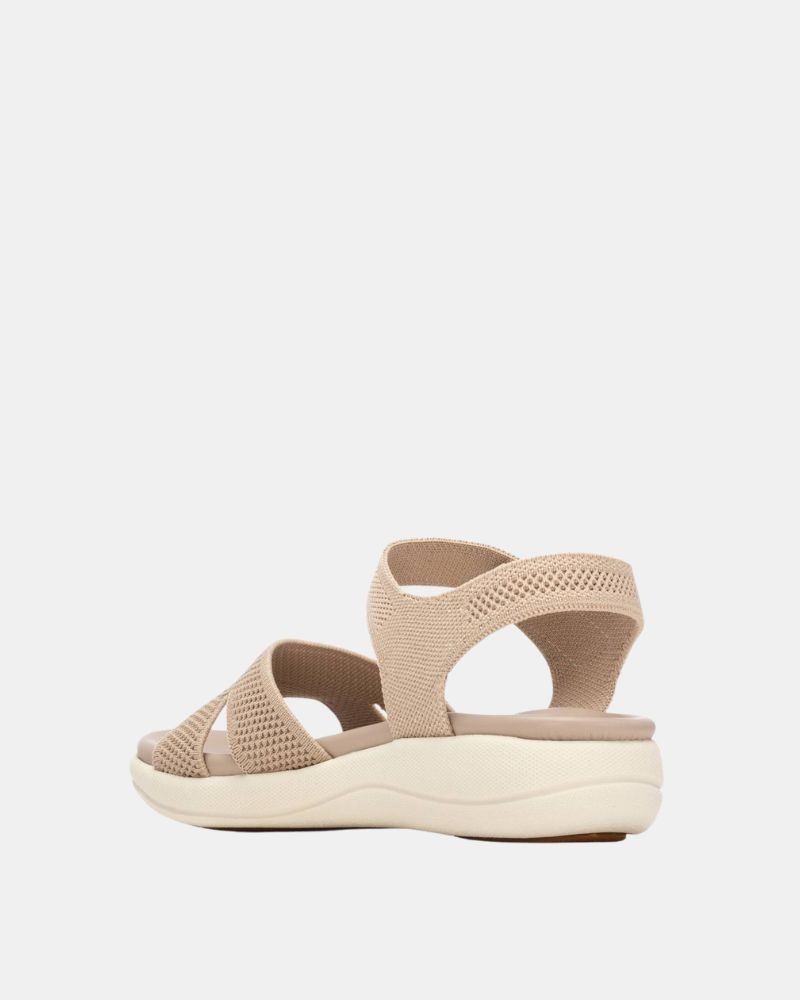 Sandalias Abiertas Mujer XTI Beige 145156