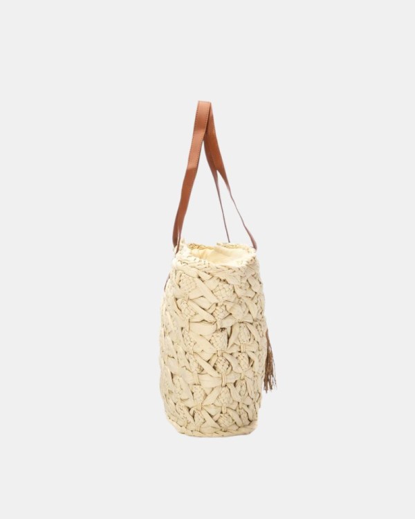 Bolsos Shopper Rafia Mujer XTI Hielo 184608