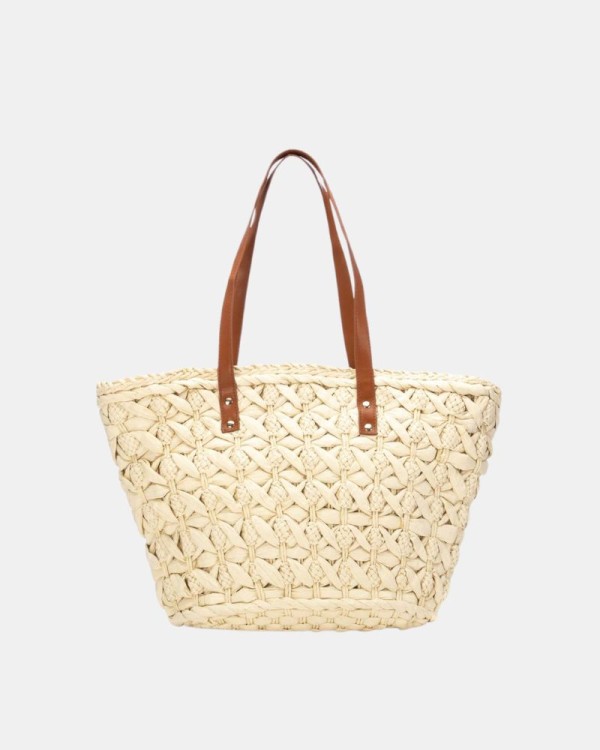 Bolsos Shopper Rafia Mujer XTI Hielo 184608