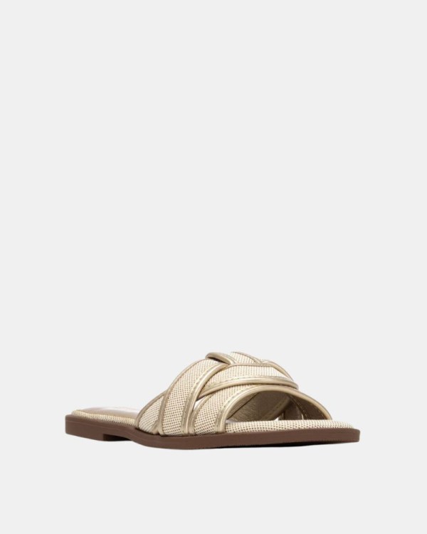 Sandalias Abiertas Mujer XTI Oro 145114