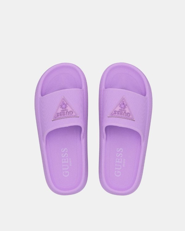 Sandalias Chancletas Mujer GUESS Morado E6GZ19 WG5X0