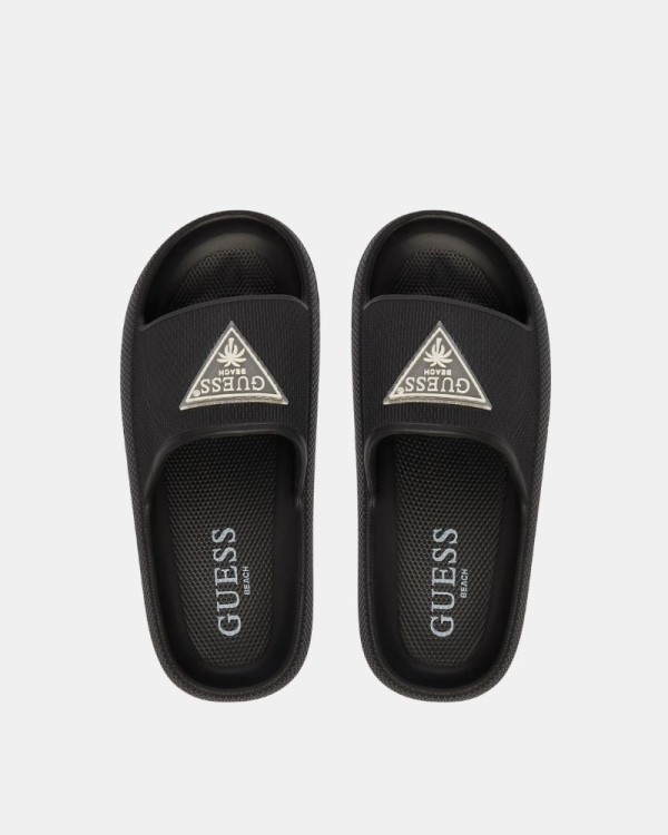 Sandalias Chancletas Mujer GUESS Negro E6GZ19 WG5X0
