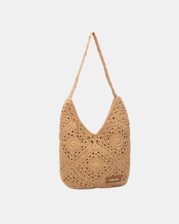 Bolsas Shopper Ráfia Mulher REFRESH Castanho 183403