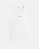 Camisetas Top Mujer TOMMY HILFIGER Blanco DW0DW22282YBL