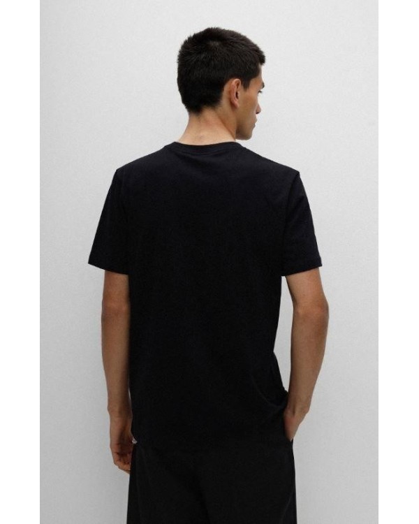 HUGO 50471672  DULIVEU223 Camisetas Manga corta Hombre Negro