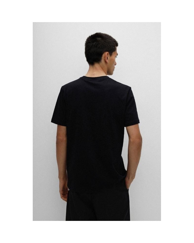 HUGO 50471672  DULIVEU223 Camisetas Manga corta Hombre Negro
