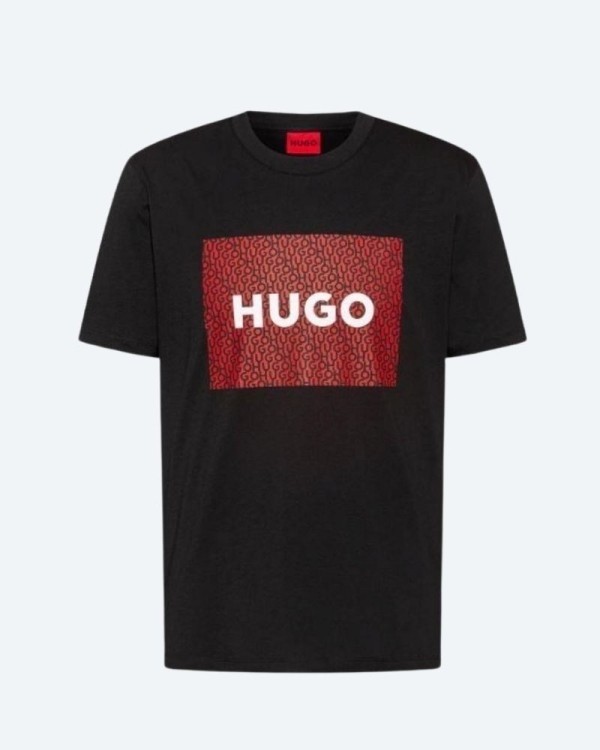 HUGO 50471672  DULIVEU223 Camisetas Manga corta Hombre Negro