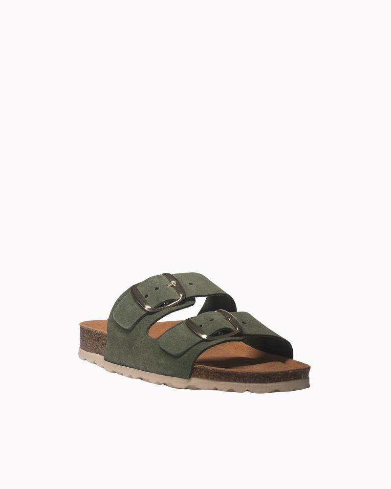 Sandalias Mujer RKS Verde 0747