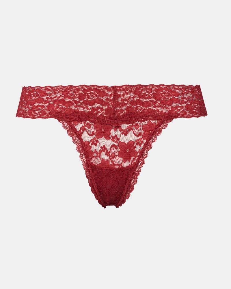 Roupa interior Mulher GUESS Multicolor O5RG18 KC5L0 Pack de 3 Tanga básica de renda