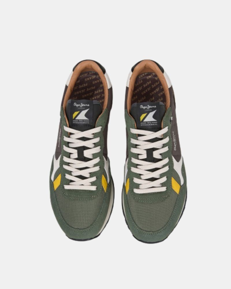 Zapatillas Bajas Hombre PEPE JEANS Verde PMS400021 BRIT ESSENCE M