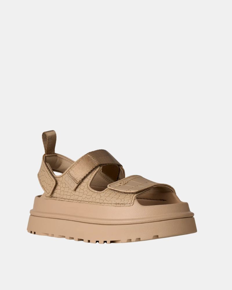 Sandálias Abertas Mulher UGG Areia 1175311 GOLDENGLOW EMBOSSED