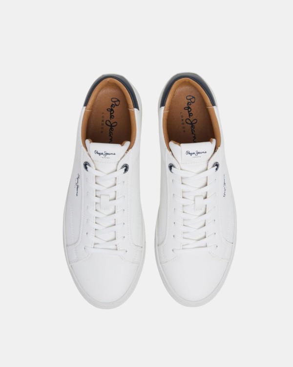 Zapatillas Bajas Hombre PEPE JEANS Blanco PMS00048 JOE BASIC