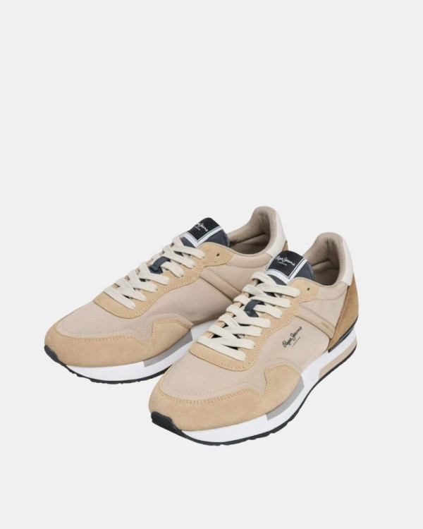 Zapatillas Bajas Hombre PEPE JEANS Beige PMS400037 HAILON BASIC M