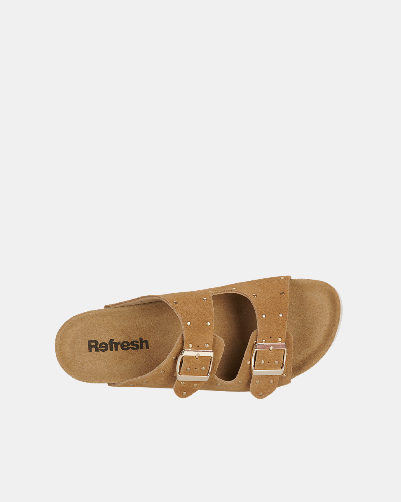 Sandalias Mujer REFRESH Marrón 175009