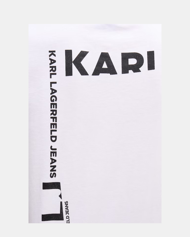 Camisetas de manga curta para homem Karl Lagerfeld Branco B2M17090