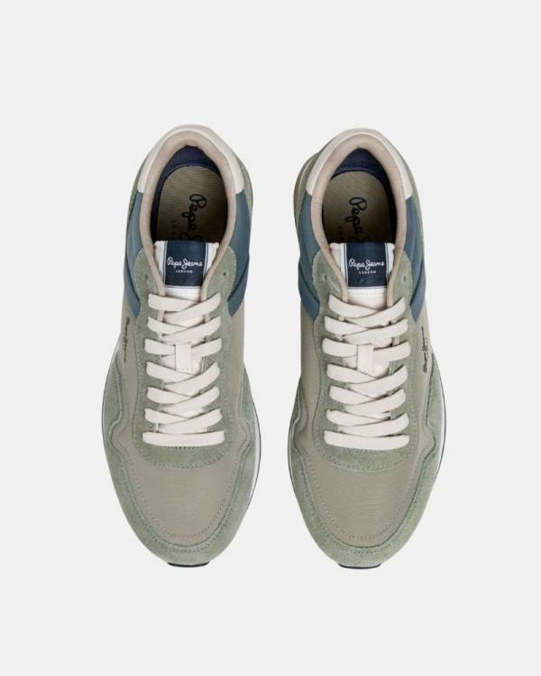 Zapatillas Bajas Hombre PEPE JEANS Verde PMS400037 HAILON BASIC M