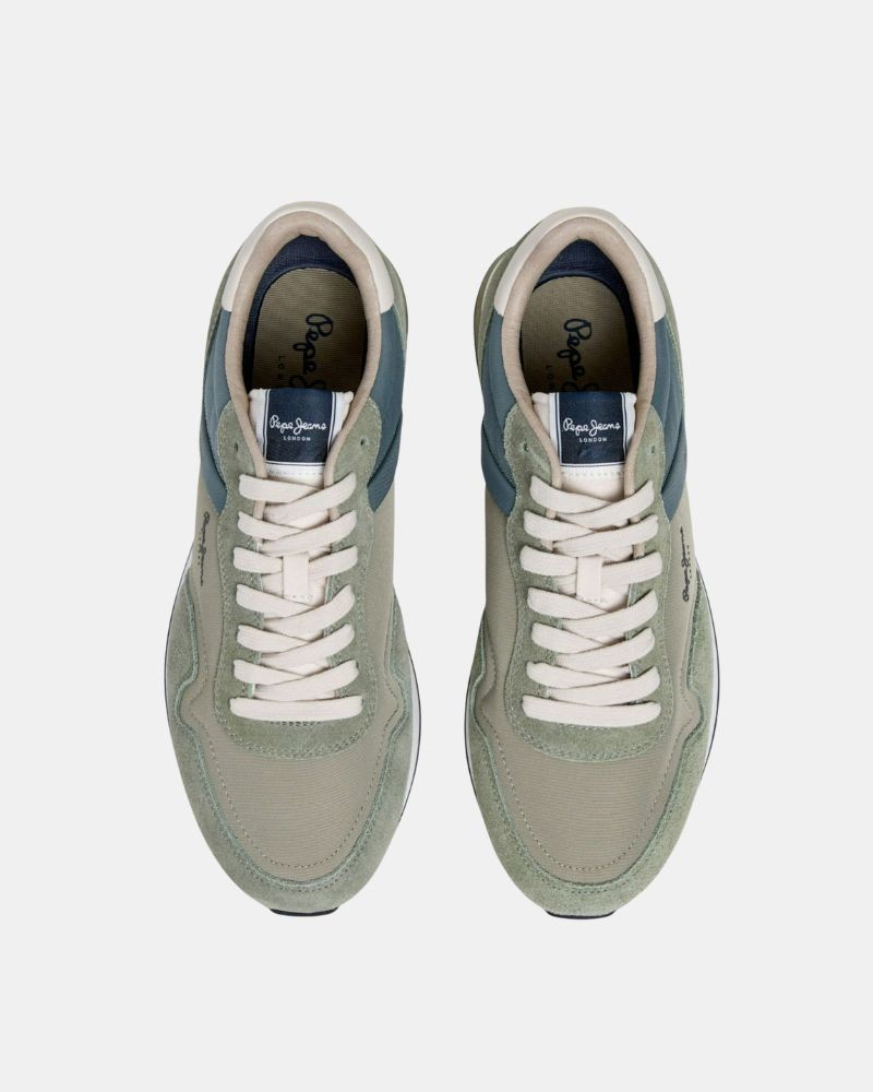 Zapatillas Bajas Hombre PEPE JEANS Verde PMS400037 HAILON BASIC M