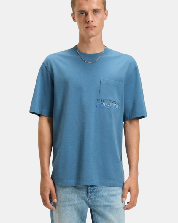 Camisetas Manga corta Hombre HUGO Azul 50549120 NOGOSTE
