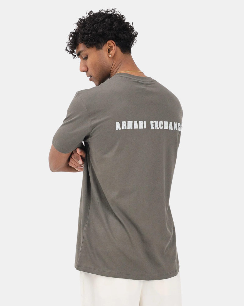 Camisetas de manga curta para homem ARMANI EXCHANGE Verde XM002509 AF10358