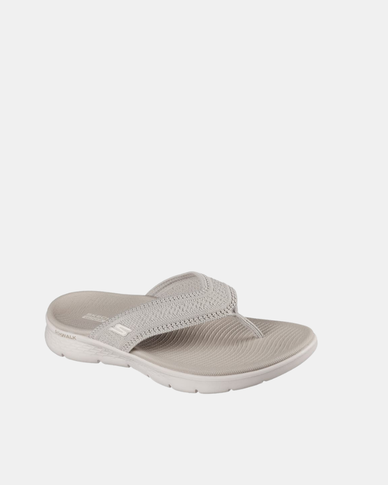 Sandalias Chancletas Mujer SKECHERS Taupe 141459 GO WALK FLEX SANDAL HOLLY