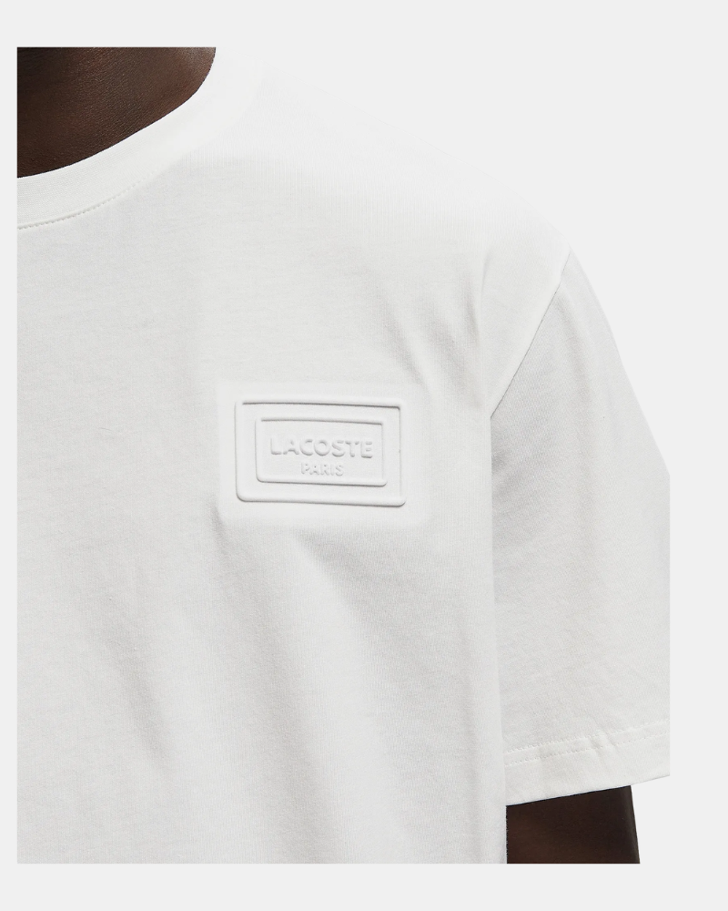 Camisetas de manga curta para homem LACOSTE Bege TH0753