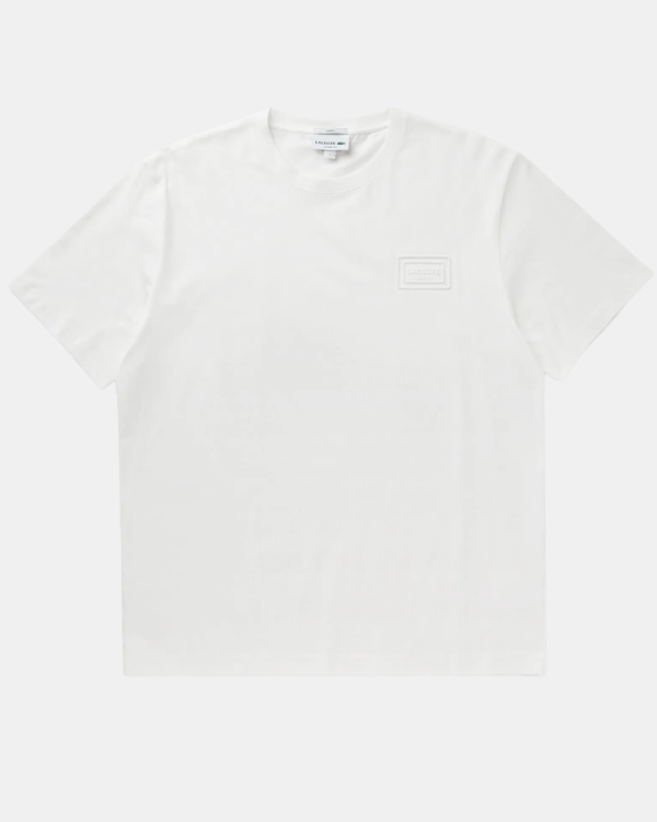 Camisetas de manga curta para homem LACOSTE Bege TH0753