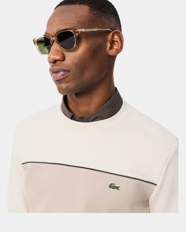 Jersey Manga larga Hombre LACOSTE Beige SH0887