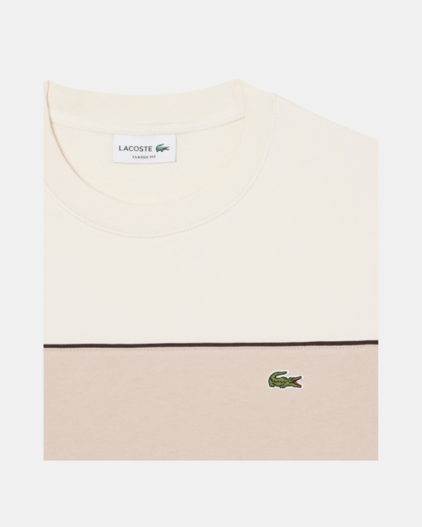 Jersey Manga larga Hombre LACOSTE Beige SH0887