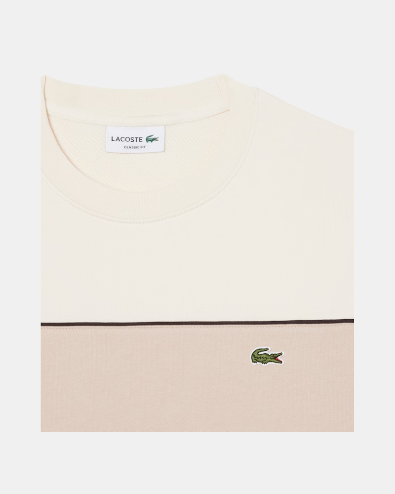 Jersey Manga larga Hombre LACOSTE Beige SH0887