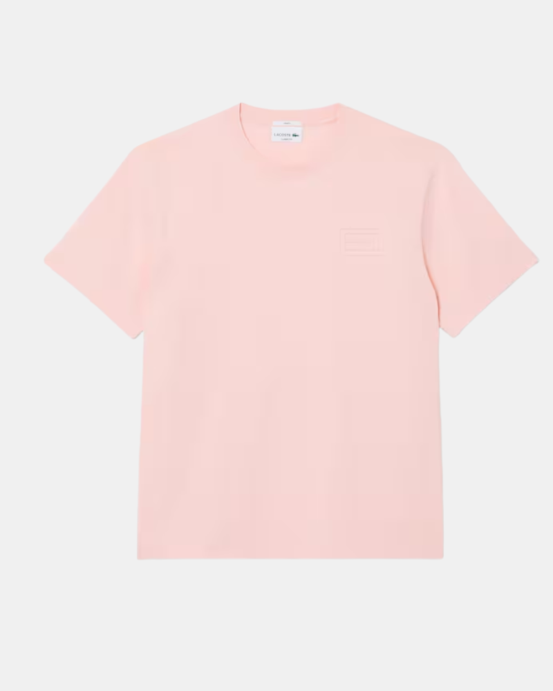 Camisetas de manga curta para homem LACOSTE Rosa TH0753