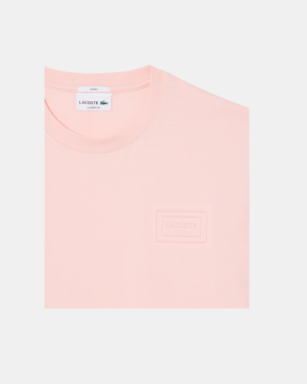 Camisetas de manga curta para homem LACOSTE Rosa TH0753