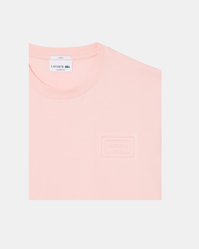 Camisetas de manga curta para homem LACOSTE Rosa TH0753