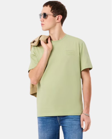 Camisetas Manga corta Hombre LACOSTE Verde TH0753