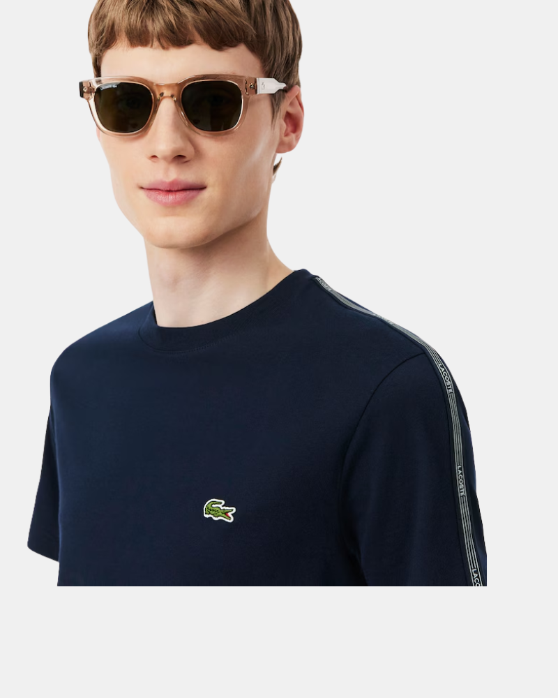 Camisetas Manga curta Homem LACOSTE Azul TH0888