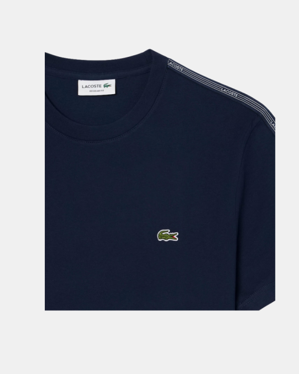 Camisetas Manga curta Homem LACOSTE Azul TH0888