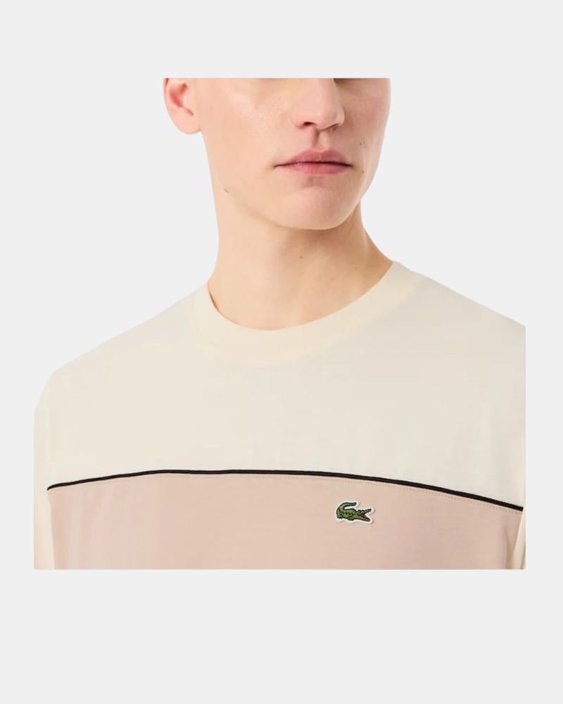 Camisetas de manga curta para homem LACOSTE Nude TH0896