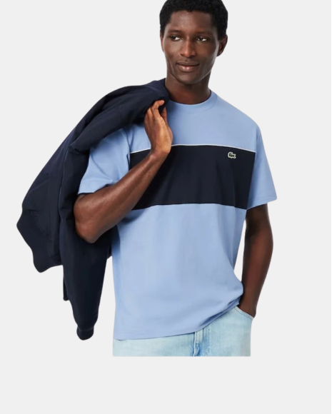 Camisetas Manga corta Hombre LACOSTE Azul TH0896