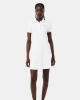 Vestidos Manga curta Mulher LACOSTE Branco EF5288