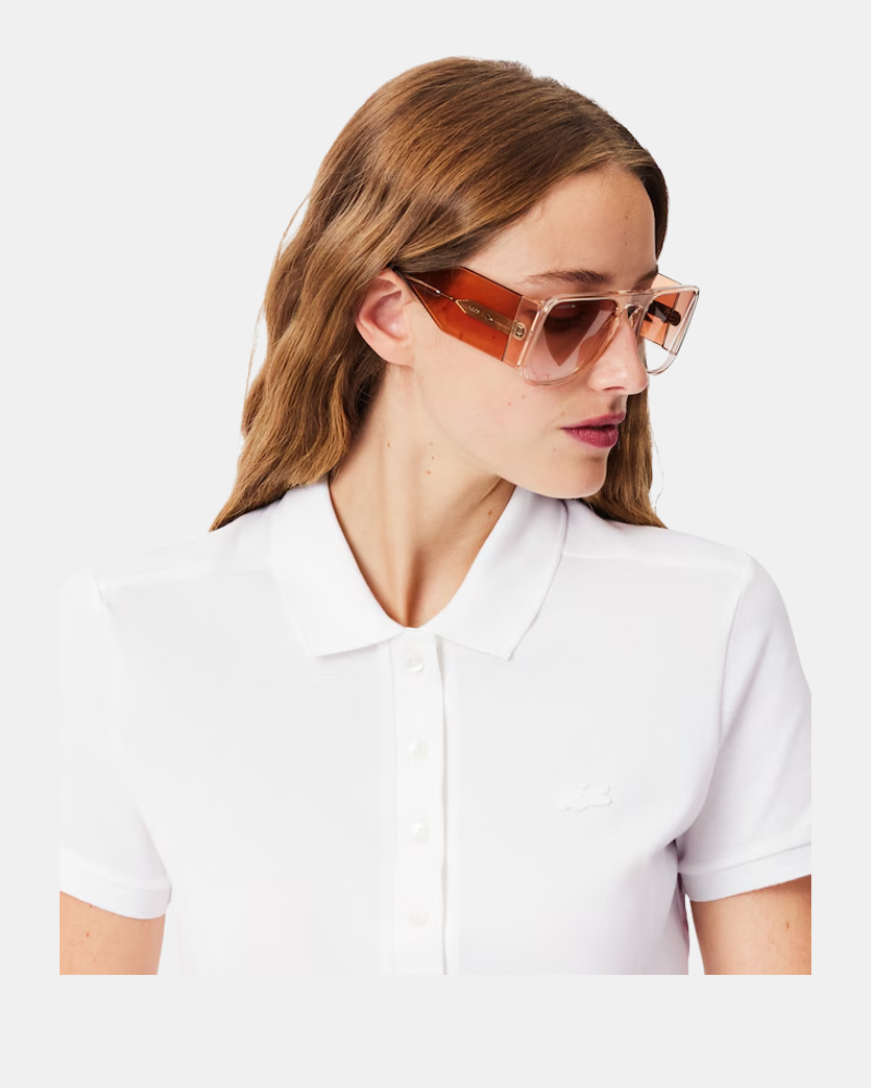 Camisetas Manga corta Mujer LACOSTE Blanco PF5462