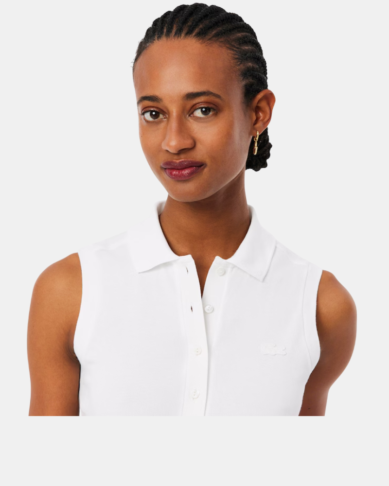 Camisetas Top Mujer LACOSTE Blanco PF5445