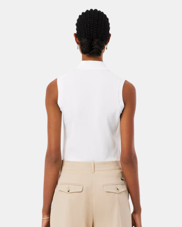 Camisetas Top Mujer LACOSTE Blanco PF5445