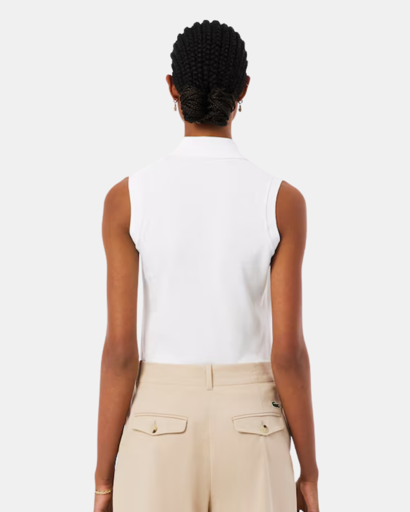 Camisetas Top Mujer LACOSTE Blanco PF5445