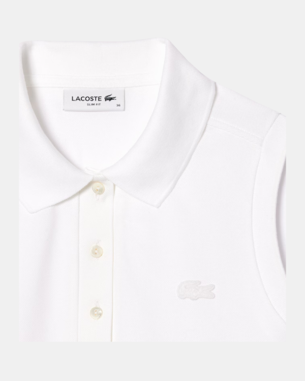 Camisetas Top Mujer LACOSTE Blanco PF5445