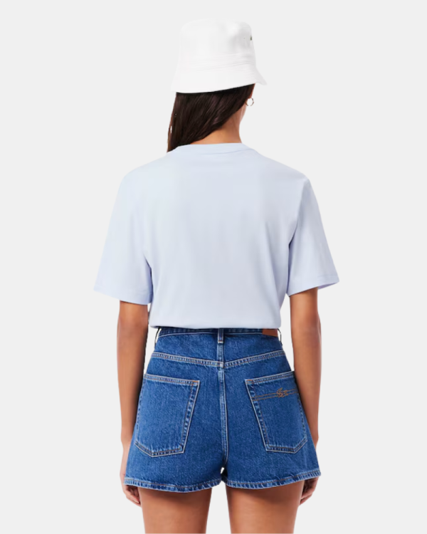 Camisetas Manga corta Mujer LACOSTE Azul TF7215