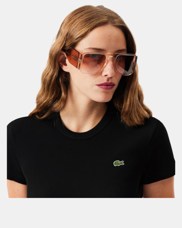Ropa interior Manga corta Mujer LACOSTE Negro TF5538