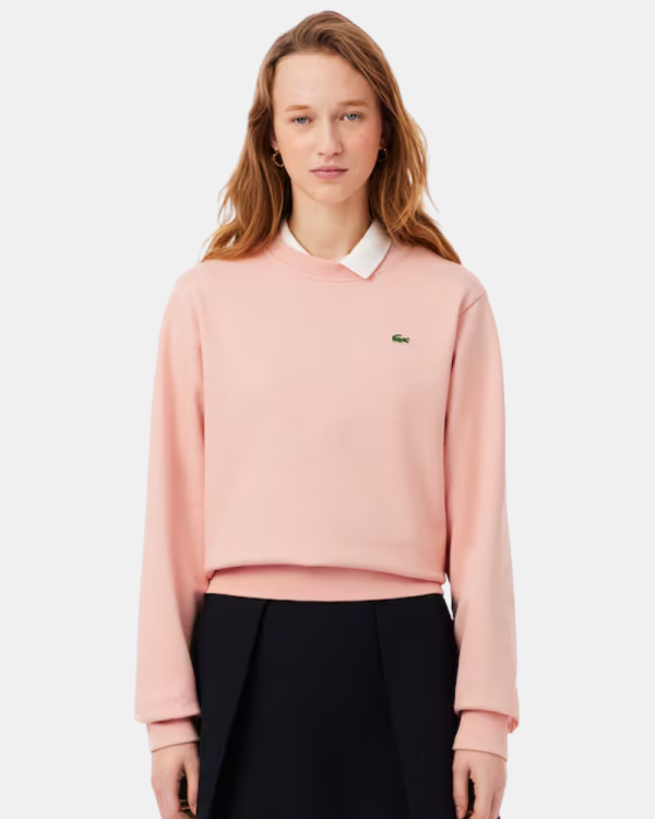 Sweatshirts de manga comprida para mulher LACOSTE Rosa SF5270