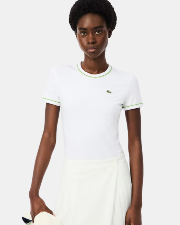 Camisetas Manga corta Mujer LACOSTE Blanco TF5289