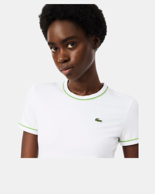 Camisetas Manga corta Mujer LACOSTE Blanco TF5289